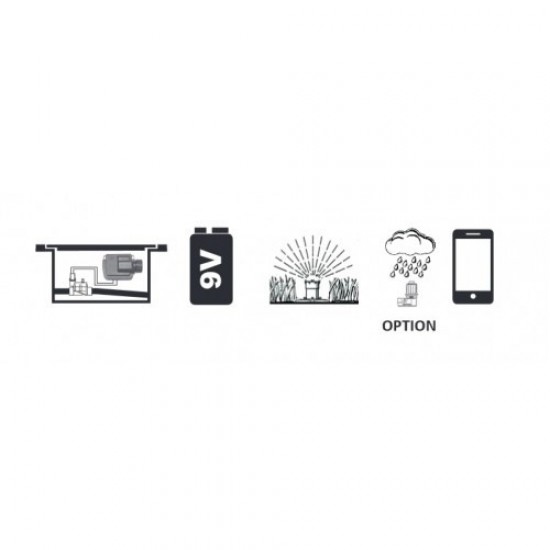 Програматор Solem BL-IP 1 станция, 9V с Bluetooth управление